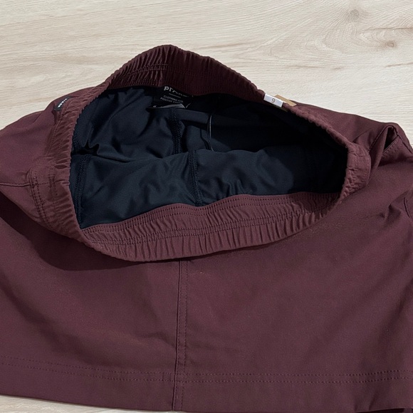 prAna Halle E-Waist Skort II Color Cacao size 6 high rise women’s adventure - Picture 11 of 15